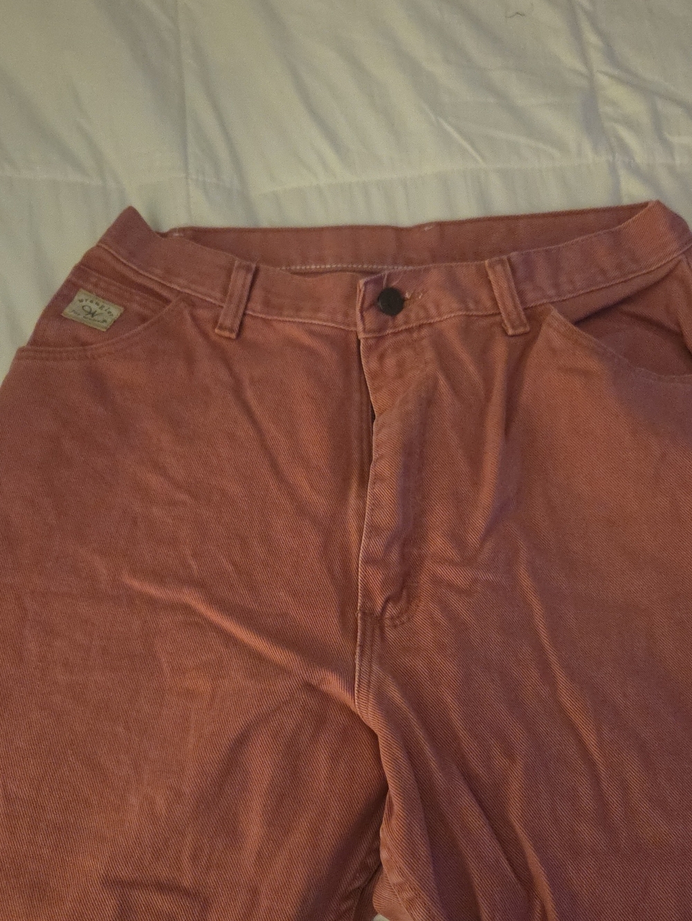 Women's Rust Red Casual Pants